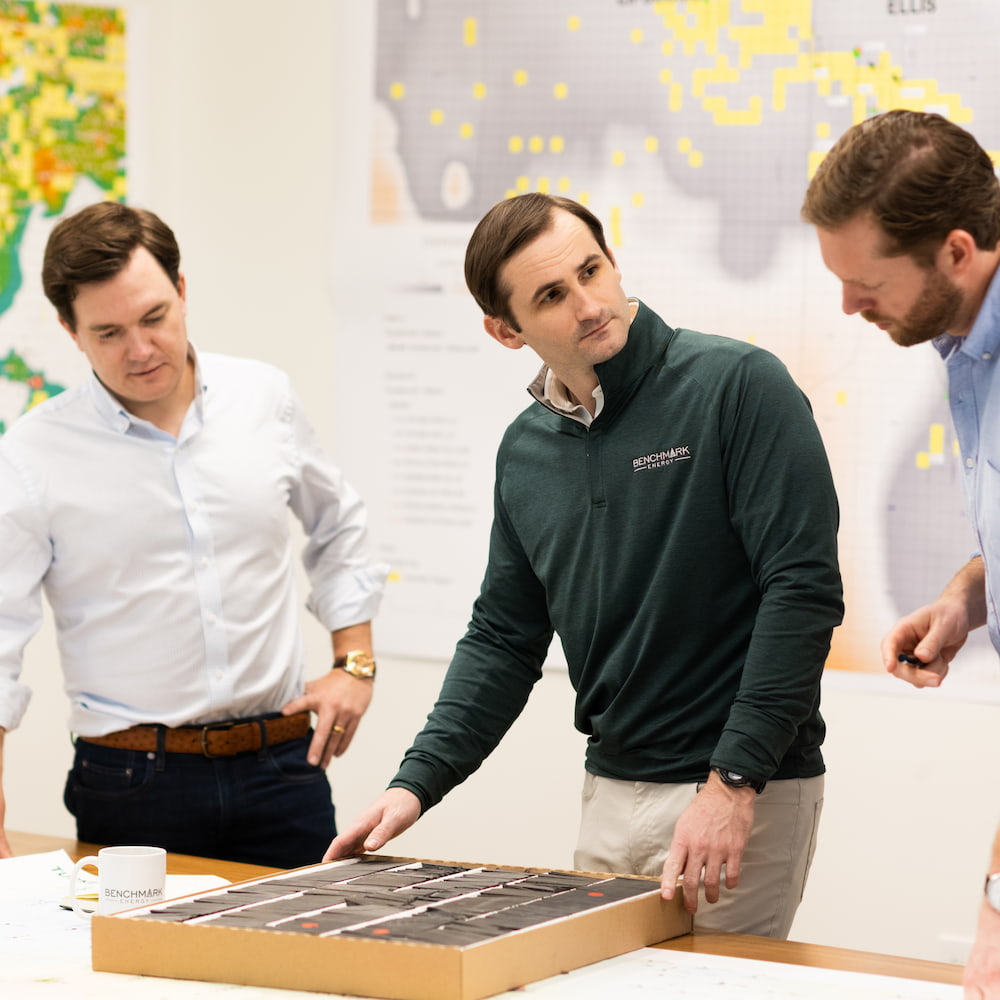 Benchmark Energy team members at work in the field